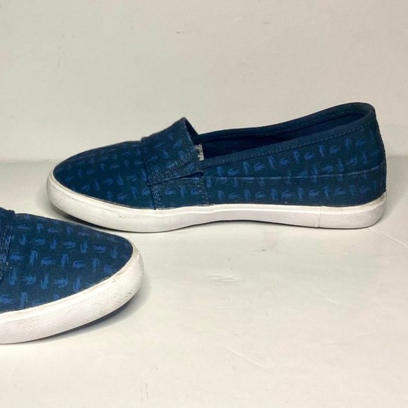 Women's Lacoste Slip-on Loafer Style Comfy Shoes- Size 6.5- Blue in Color - Picture 2 of 4